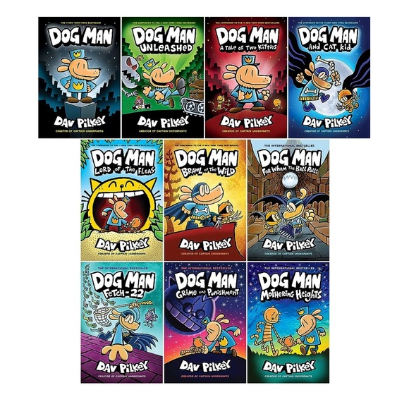 Dog Man book series set: 1-10 PLUS Cat Kid - Picture 8 of 8